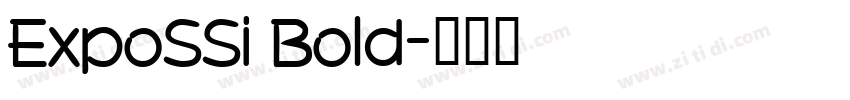 ExpoSSi Bold字体转换